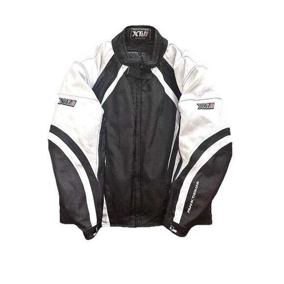 Frank Thomas XTi II Hyper Tec Armored Padded Motorcycle Jacket W/ Zip Out Liner - Picture 2 of 12